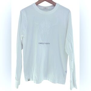 Kingsley Heath White Long Sleeve Shirt Kingsley Heath Muscle Fit Luxury Africa